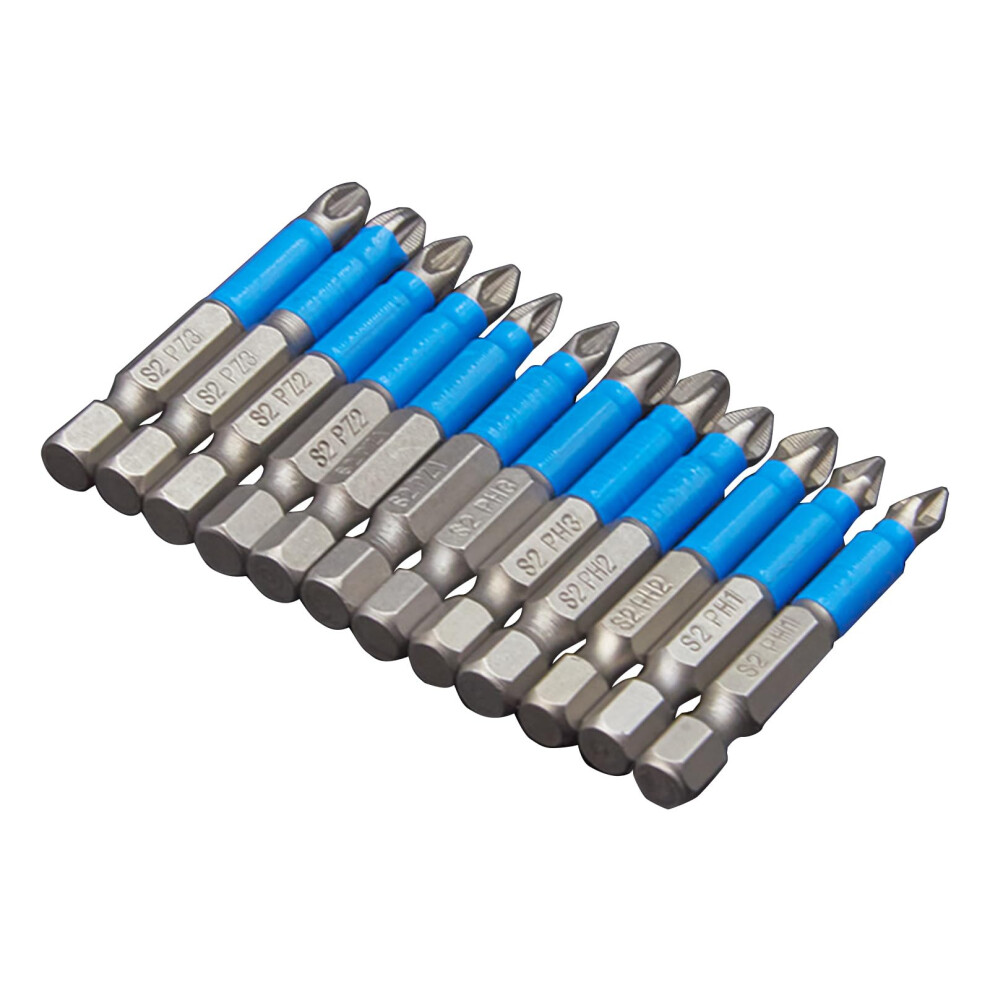 12Pcs Screwdriver Driver Bits Set Screwdriver Bits Set 50Mm Drill Bits For Screwdrivers 9382693910035