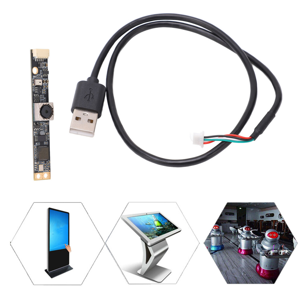 8Mp Fixed Focus Usb Camera Module With Microphone, 75 Fov 4691374372419