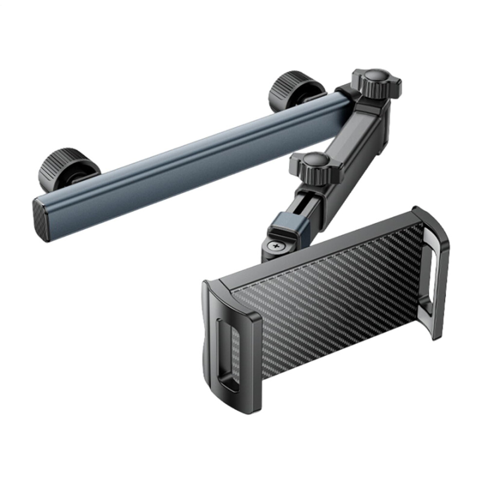 Headrest Phone Holder 360 Rotatable Aluminum Alloy Mount Backseat Cellphone Bracket 9382693910097