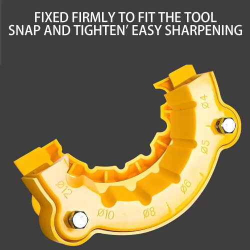 Drill Bit Sharpener, Grinder Attachment, Multipurpose Easy to Use Portable Design Fast Sharpening 2