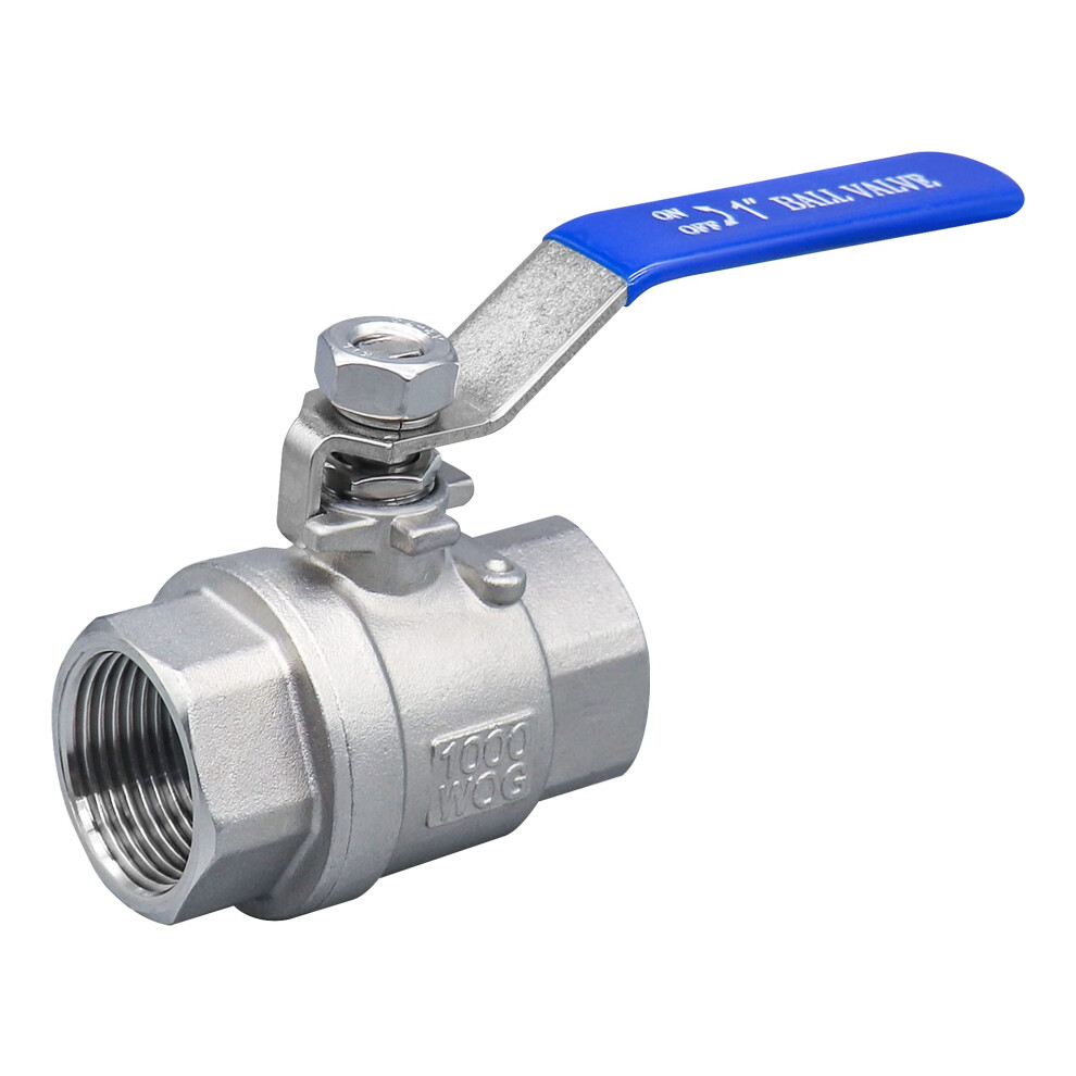 1 Inch Ball Valve, 304 Stainless Steel Full Port Forged Npt Ball Valve 9382693910264