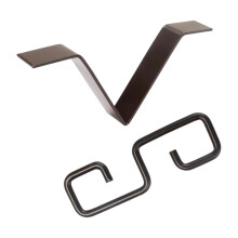Rain Chain Gutters Adapter Clip Iron Connector, Rustproof Outside Hardware, Installation Accs, Sturdy Rain Chimes Catcher