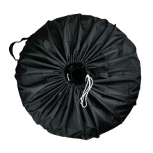 Tire Cover S/L Black Tire Case Tire Protection Cover Waterproof Car Lightweight Tyre Spare Cover Wheel Protective Storage Bags (Color : S 65X37cm)