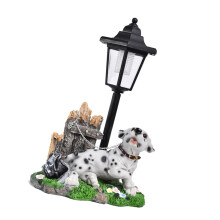 Statue de chien en résine imperméable, ornement àStyle -E