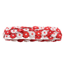 Daisy Flower Lace Trim 15 Yards Polyester for DIY Crafts & Decor