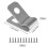 Clips de clôture en fil d'acier inoxydable pour-Style B 6