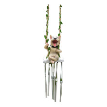 Carillon éolien décoratif en forme d'animal suspendu, ornement-C