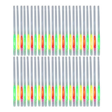 50 Stück 2-in-1 leuchtende Trinkhalme für Kinderpartys, Hochzeiten, Veranstaltungen, 20x0,5 cm