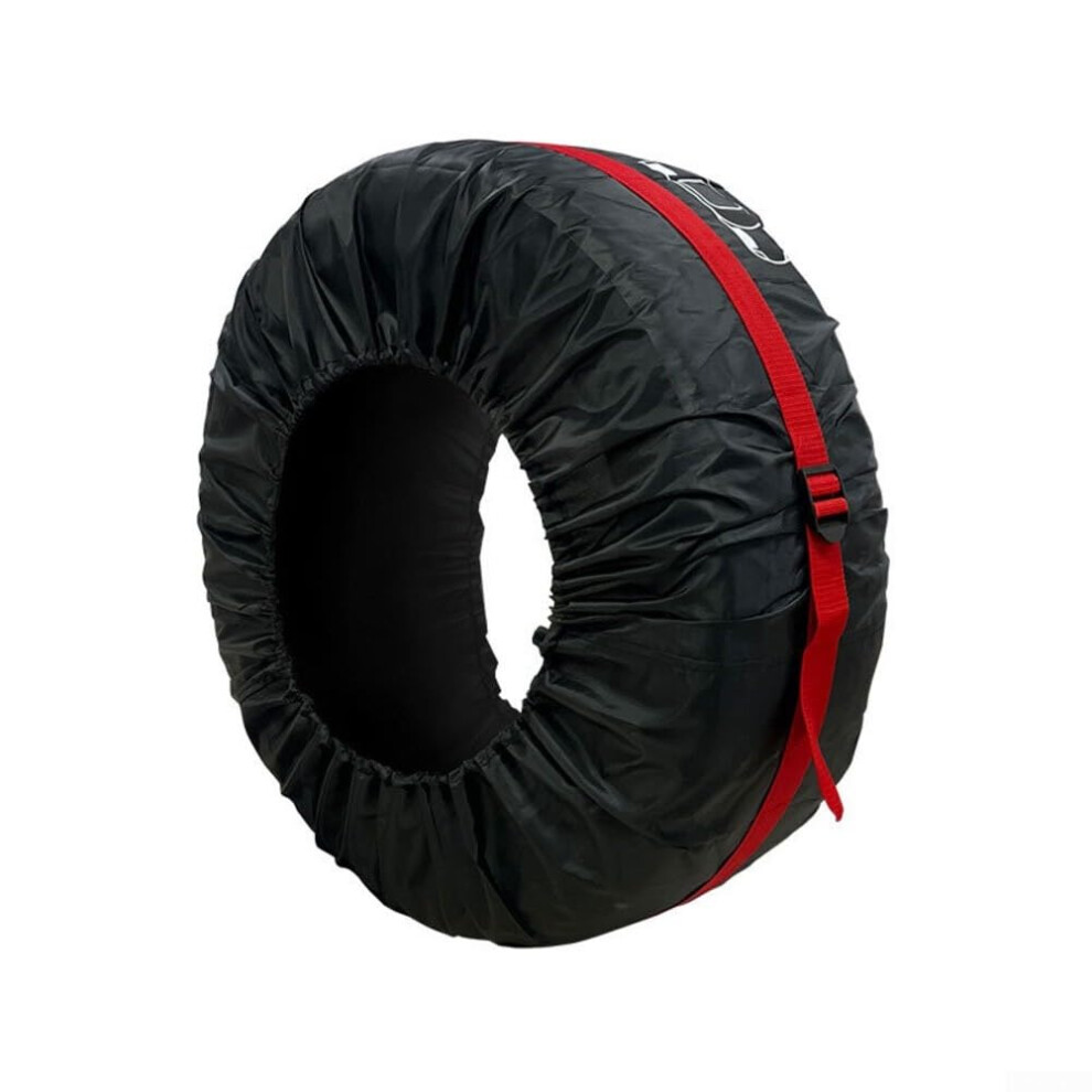 Car Spare Tire Covers, 210D Oxford Cloth Home Tire Storage Cover, Waterproof Dustproof Cars Tire Protective Case With Buckle(210Ds) 9382693911087