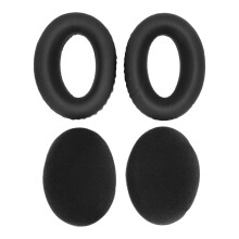 Pernițe pentru urechi compatibile cu Sennheiser HD580, înlocuire cu spumă cu memorie, izolare fonică pentru efecte de bas îmbunătățite, piele