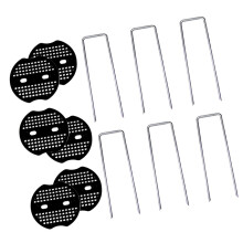 Ground Anchors Pegs Rust Resistant U Shape Stakes-6 piece set