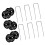 Ground Anchors Pegs Rust Resistant U Shape Stakes-6 piece set 1