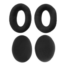 Øreputer kompatible med Sennheiser HD580, kan erstattes med minneskum, lydisolerte for forbedrede basseffekter, ekte skinn eller fleece, plast