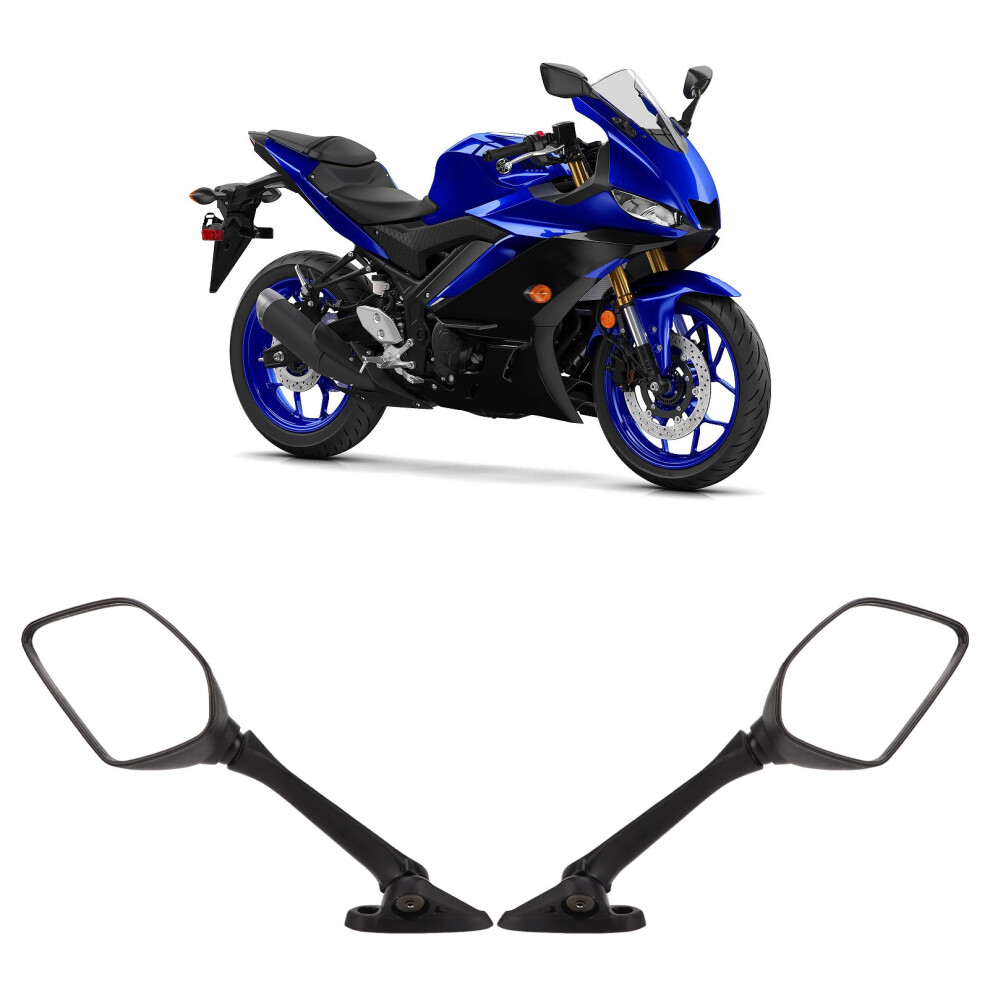 Motorcycle Rearview Side Mirrors For Tmax, Yzf-R3 & R25, Abs Glass 6951374377530