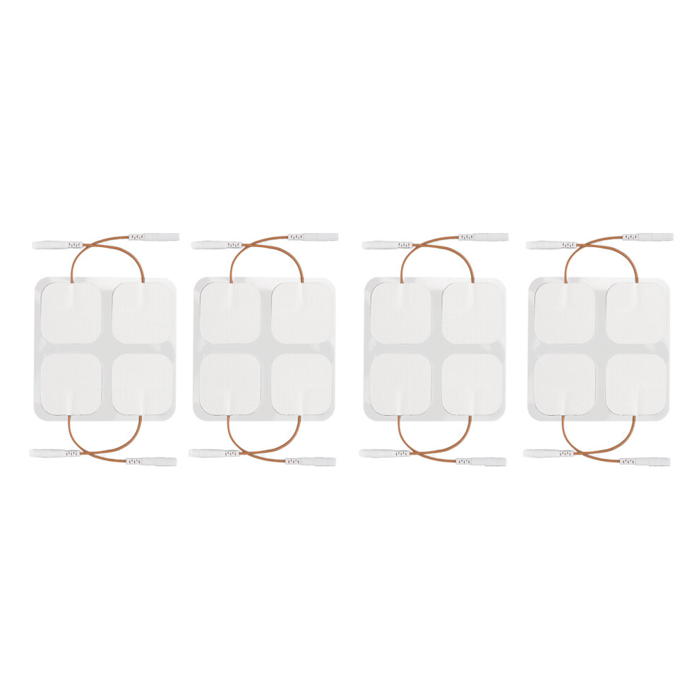 16pcs Self-Adhesive Electrode Pads for TENS Machine 4x4cm