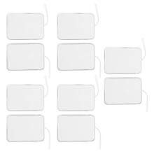 10Pcs 7x10cm Reusable TENS Electrode Pads Hydrogel Sticky for Electrotherapy