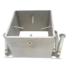Stainless Steel Deck Railing Post Base Holder For 41x41mm And 145x145mm Posts, Outdoor Installation, Post Base Mount
