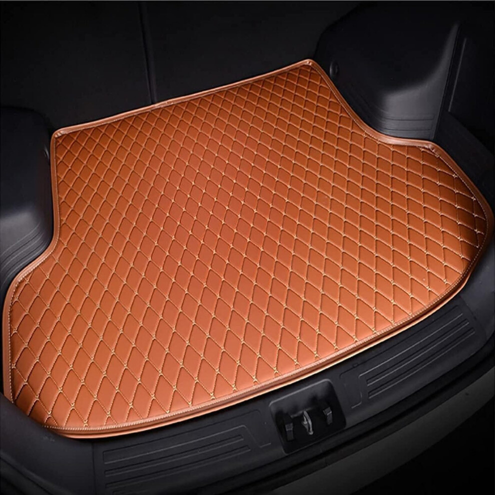 Car Leather Boot Mats For Mercedes Aclass W177 Amg 2019, Antiscratch Antislip Trunk Mat C/ Red 9347817223651