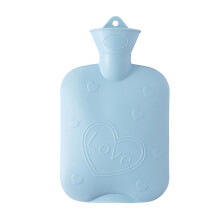 Hand Feet Warm Water Bottle Mini Hot Water Bottle Portable Hand Warmer WaterFilling Pocket Blue