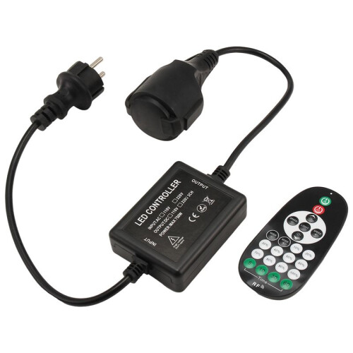 750W LED Dimmable Controller AC 220V Dimming 23Keys Remote Kit for LED Strip Bulbs String Christmas Party EU PLUG
