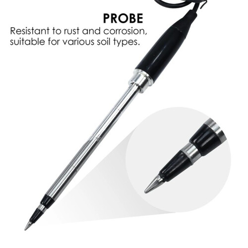 Soil Tester EC Value Temperature Tester External Orobe Garden Plants Flowers EC Tester Testing Instrument 2