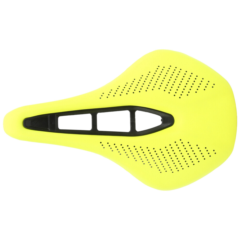 Gel Bike Seat Cover Comfort Cushion & Dots, 280G Yellow/Black 4381378264000