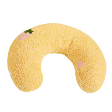 Soft Washable Cat Pillow For Cats Dogs Deep Sleep Cushion, Reusable Pet Cushion, Yellow Neck Support For Kittens