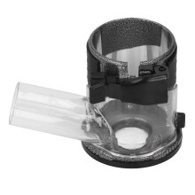Durable Plunge Router Base w/Quick Dust Collection & Clear Cover