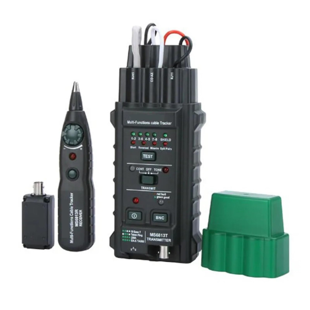 Network Cable Tester Ms6813 Handheld Bnc Rj45 Rj11 Cat5 Cat6 Lan Cable Tester Detector Tracker 9189345421884