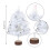 60cm Artificial Christmas Tree Set with Feathers & Decorative Balls 2