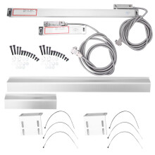 2 Pcs Linear Skala 2AE/3AE Achse Aluminium