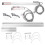 2 Pcs Linear Skala 2AE/3AE Achse Aluminium 1