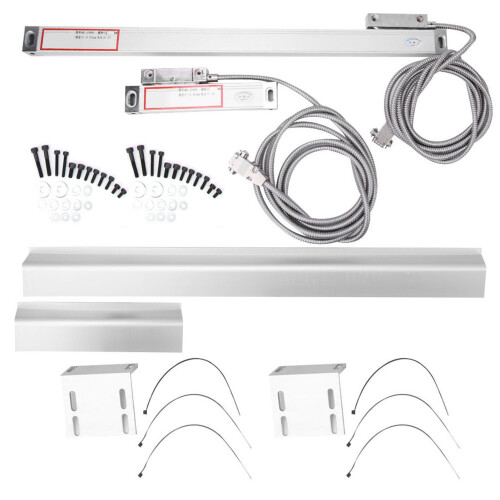 2 Pcs Linear Skala 2AE/3AE Achse Aluminium