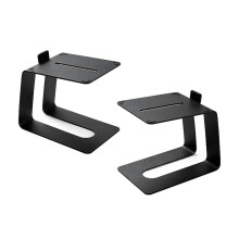 Space Saving Speaker Stand Pro Desktop Audio Bracket For Bookshelf And Monitor Speakers 2 Pack