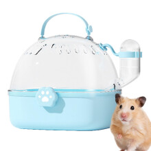 Bird Travel Carrier Small Pet Cage Compact Portable Ventilated Design Durable Parakeet Compatible Multicoloured Blue