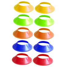 10pcs Agility Training Soccer Cones for Football Training and Skill Development