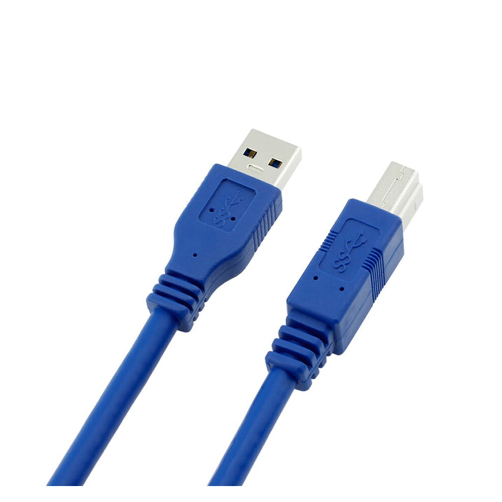 Usb 3.0 A To B Male Cable 1M Super Speed 5Gbps For Printer Hub Hdd Ssd Enclosure 9382693037183
