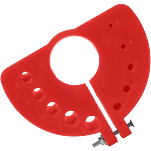 Electric Drill Bit Sharpener for Multiple Specification Grinding Polishing Attachments with Angles Grinder Compatibility Red Ref: 1211 2