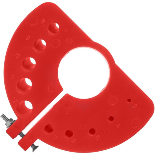 Electric Drill Bit Sharpener for Multiple Specification Grinding Polishing Attachments with Angles Grinder Compatibility Red Ref: 1211 1