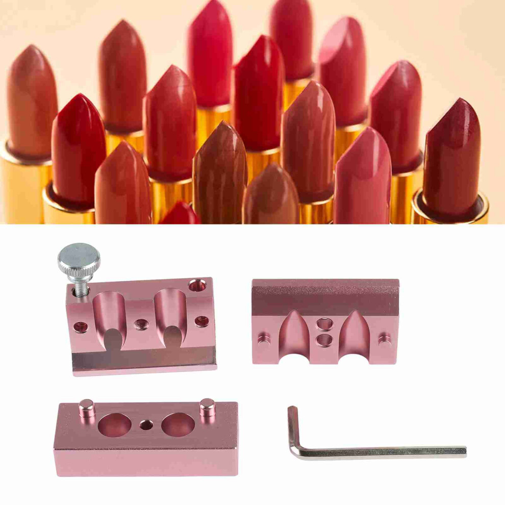 2-Hole Aluminum DIY Lipstick Mold: Create Unique Lip Colors Easily