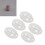 Portable Makeup Sponge Storage Box 5pcs Egg-Shaped Transparent Case Organizer 16