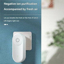 Negativ-Ionen-Luftreiniger für Den Haushalt, Klein, Formaldehyd-Entfernung, Entfernung Von Innenräumen, Badezimmergeruch, Haustier, EU-Stecker