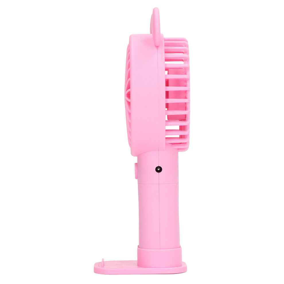 Pink Handheld Fan With Built-In 1200Mah Lithium Battery, 80Mm Diameter 4341374390752