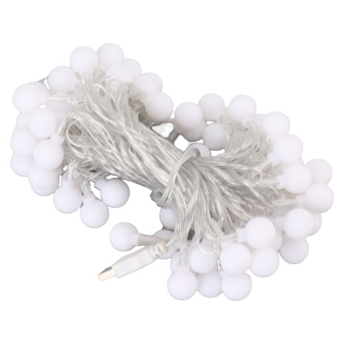 Weatherproof LED String Lights with 1.8cm Balls for Campsites