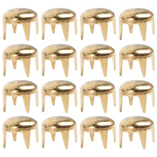 300Stk Gold Metalldeko Nieten Für Punk Schuhe Gürtel Bekleidung