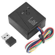 Apricancello Intelligente da 2,4 GHz - Kit Telecomando Universale Wireless con Ricevitore USB-C per Porte da Garage/Industriali