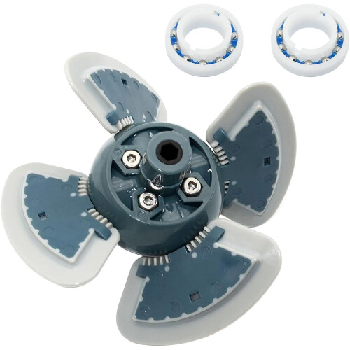 Pool Cleaner Replacement for MX6 MX8 with Double Roller Design and Bearings, Enhanced Debris Pickup 1