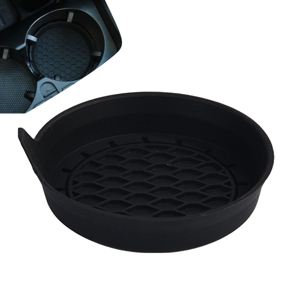 Car Cup Holder Coasters With Sparkling Rhinestone, Nonslip Waterproof Silicone Inserts For Vehicle 9382693038869