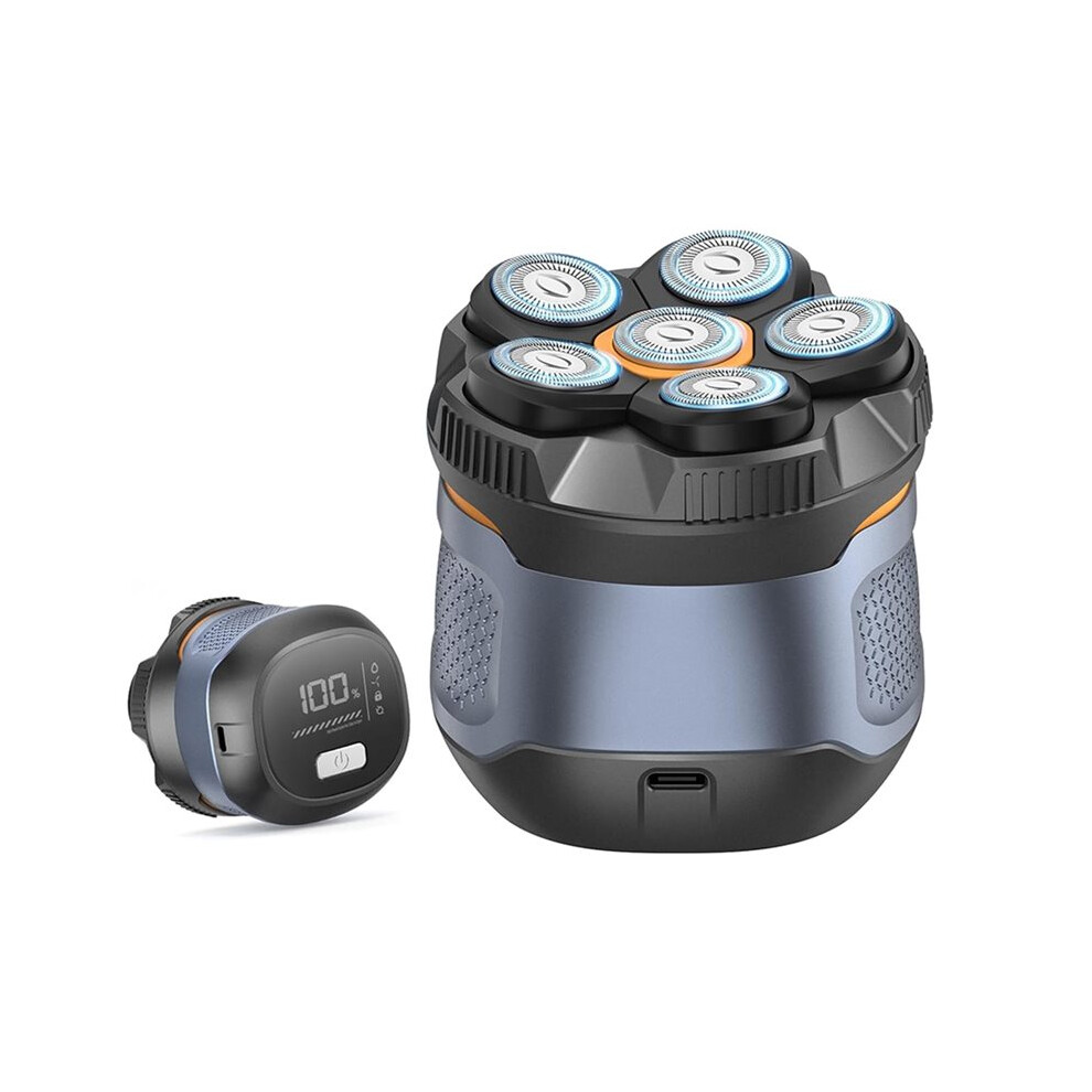 6D Electric  Shaver for Men,Magnetic Wet&Dry ,IPX6 Waterproof,LED Display,Rechargeable Cordless Grooming Kit