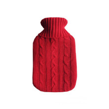 Hot Water Bottle Knitted Cover 2000ml Capacity Dark Grey 1pc Pack